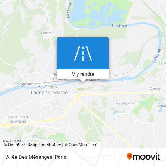 Allée Des Mésanges plan