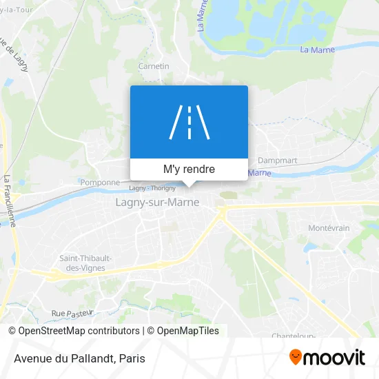 Avenue du Pallandt plan