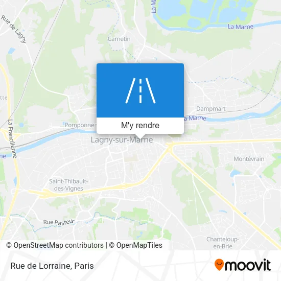 Rue de Lorraine plan