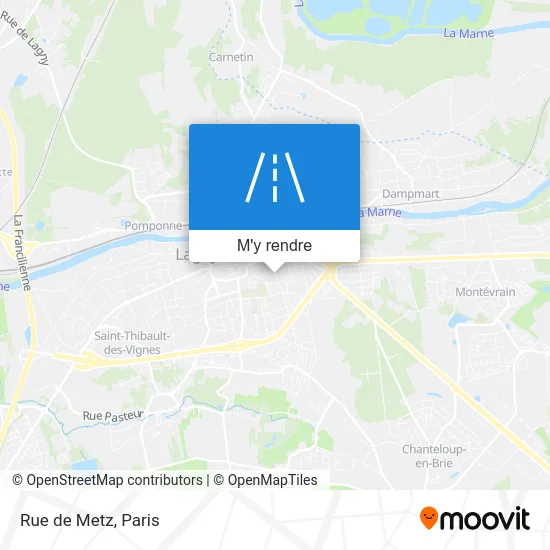 Rue de Metz plan