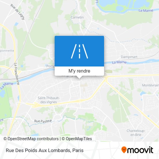 Rue Des Poids Aux Lombards plan