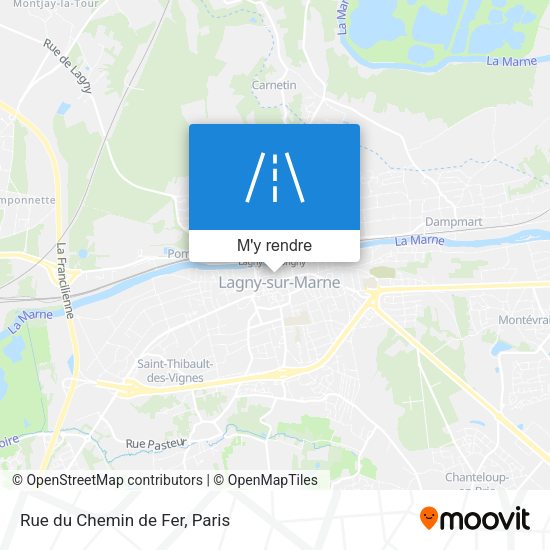 Rue du Chemin de Fer plan