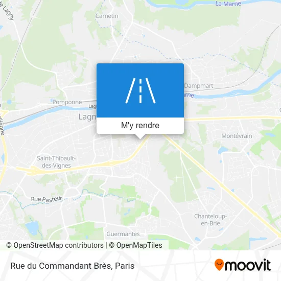 Rue du Commandant Brès plan