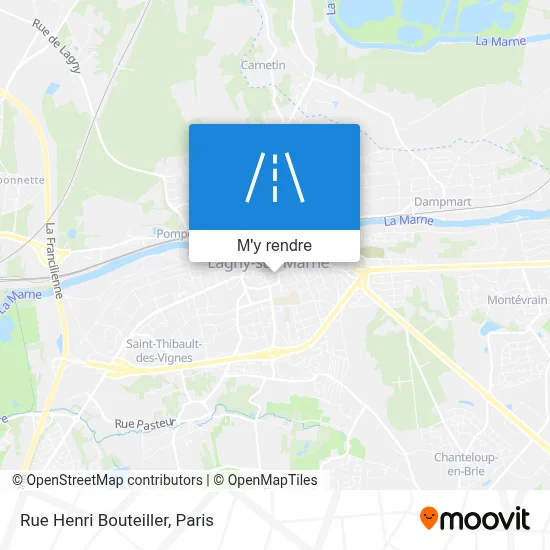Rue Henri Bouteiller plan