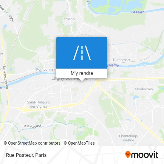 Rue Pasteur plan