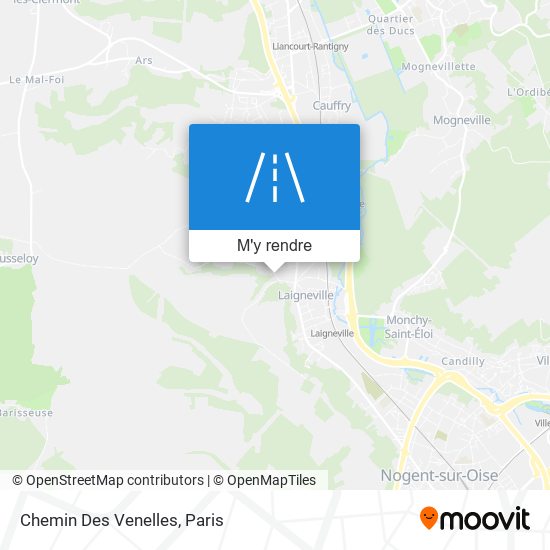 Chemin Des Venelles plan