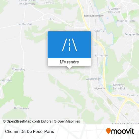 Chemin Dit De Rosé plan