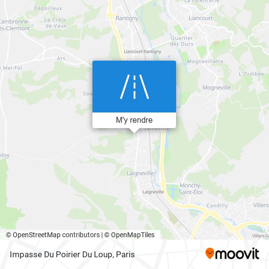 Impasse Du Poirier Du Loup plan