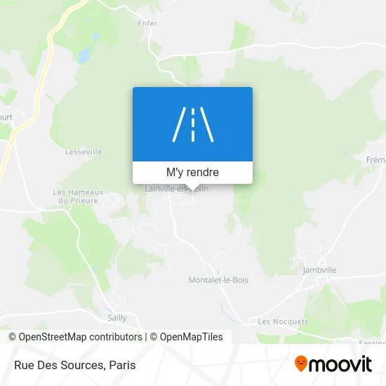 Rue Des Sources plan