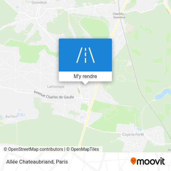 Allée Chateaubriand plan