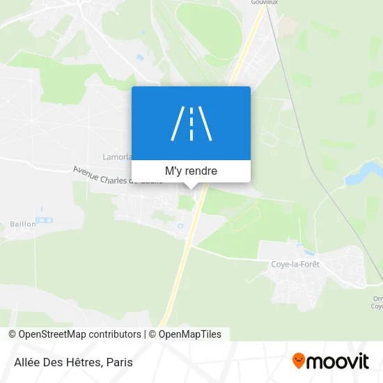 Allée Des Hêtres plan