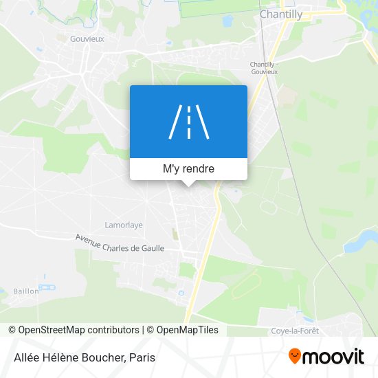 Allée Hélène Boucher plan