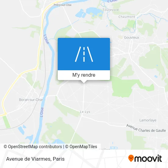 Avenue de Viarmes plan