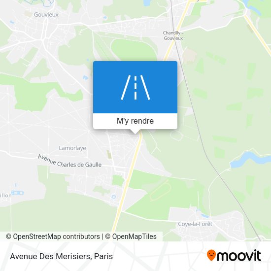 Avenue Des Merisiers plan