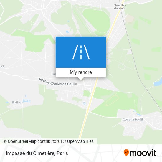 Impasse du Cimetière plan
