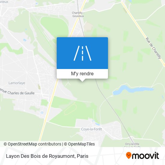 Layon Des Bois De Royaumont plan