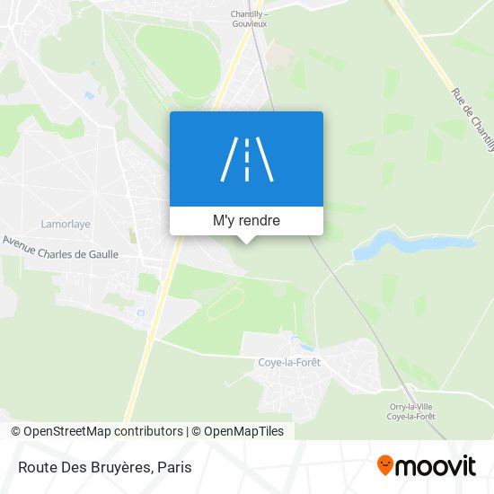 Route Des Bruyères plan