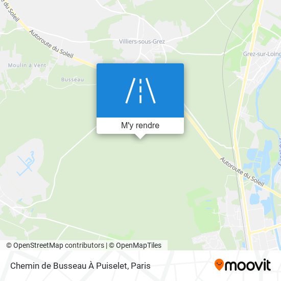 Chemin De Busseau À Puiselet plan