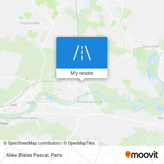 Allée Blaise Pascal plan