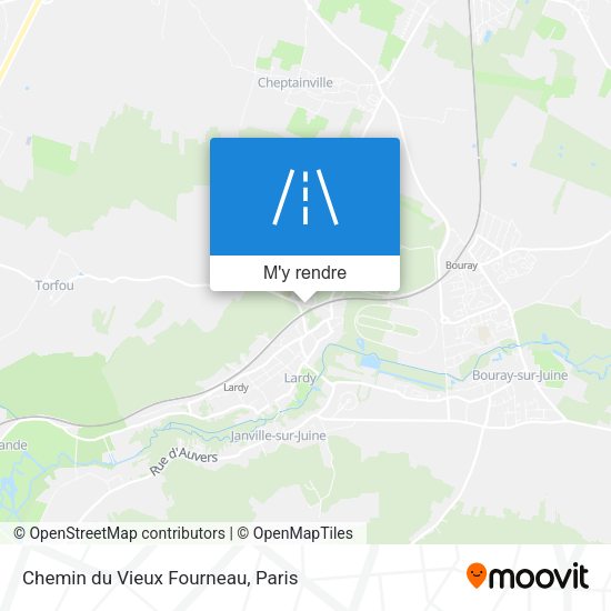Chemin du Vieux Fourneau plan