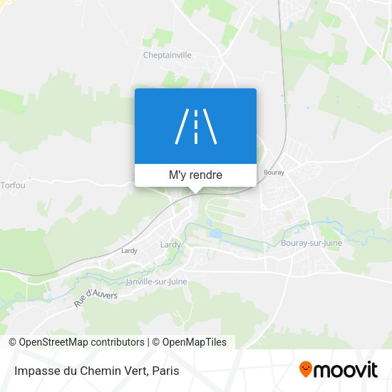 Impasse du Chemin Vert plan