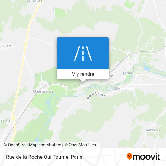 Rue de la Roche Qui Tourne plan