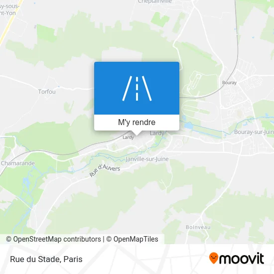 Rue du Stade plan