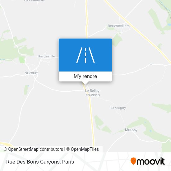 Rue Des Bons Garçons plan