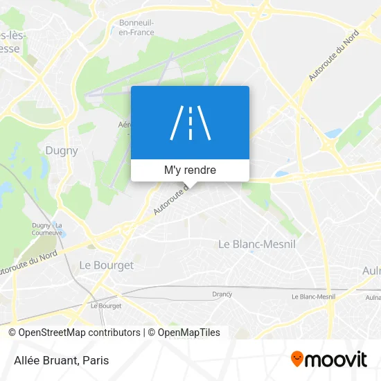 Allée Bruant plan