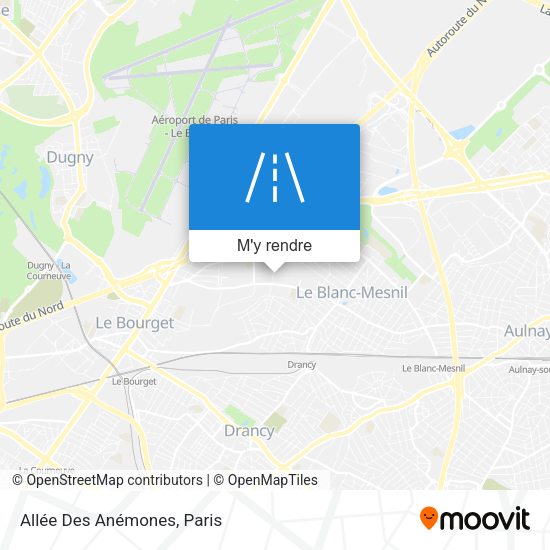 Allée Des Anémones plan