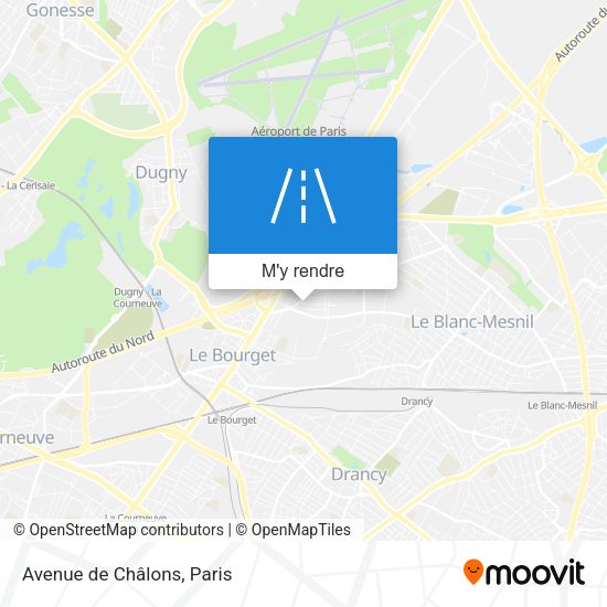 Avenue de Châlons plan