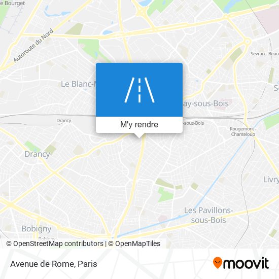 Avenue de Rome plan