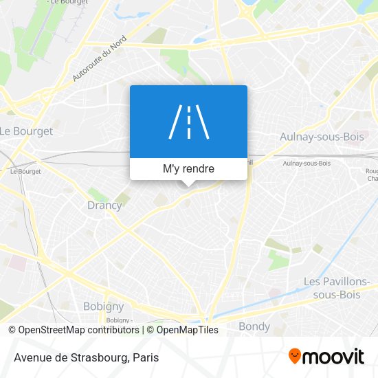 Avenue de Strasbourg plan