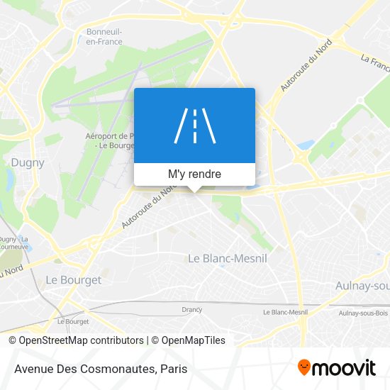 Avenue Des Cosmonautes plan
