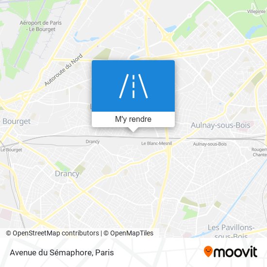 Avenue du Sémaphore plan