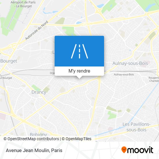 Avenue Jean Moulin plan