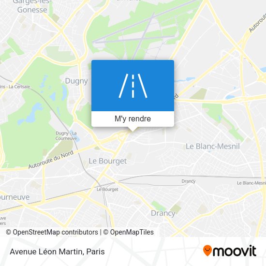 Avenue Léon Martin plan
