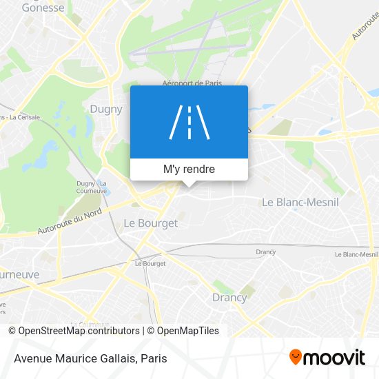 Avenue Maurice Gallais plan