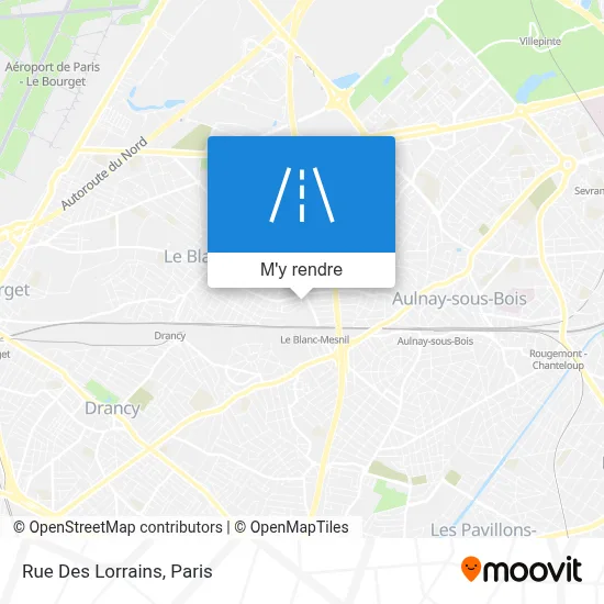 Rue Des Lorrains plan