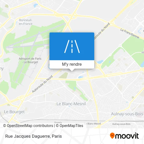 Rue Jacques Daguerre plan