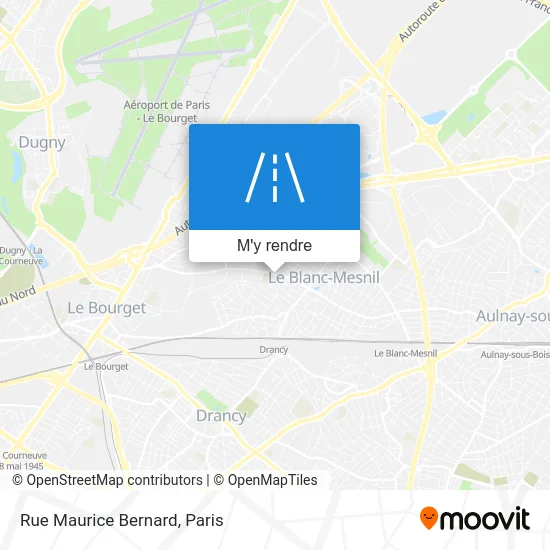 Rue Maurice Bernard plan