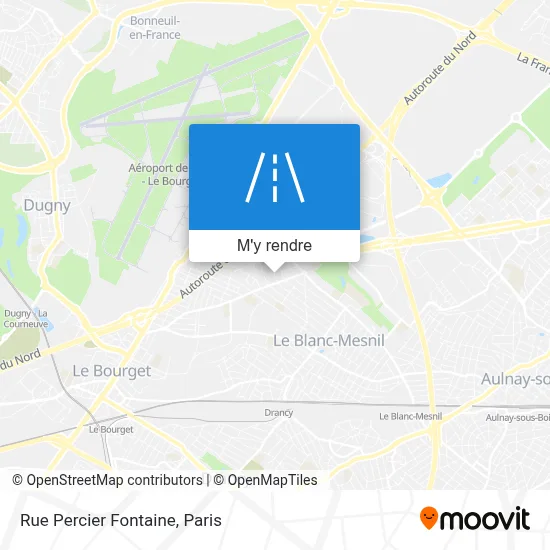 Rue Percier Fontaine plan