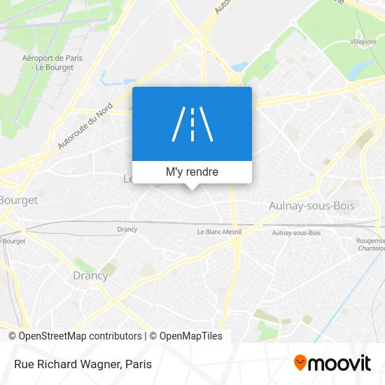 Rue Richard Wagner plan