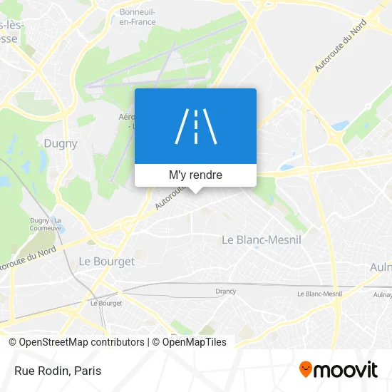 Rue Rodin plan