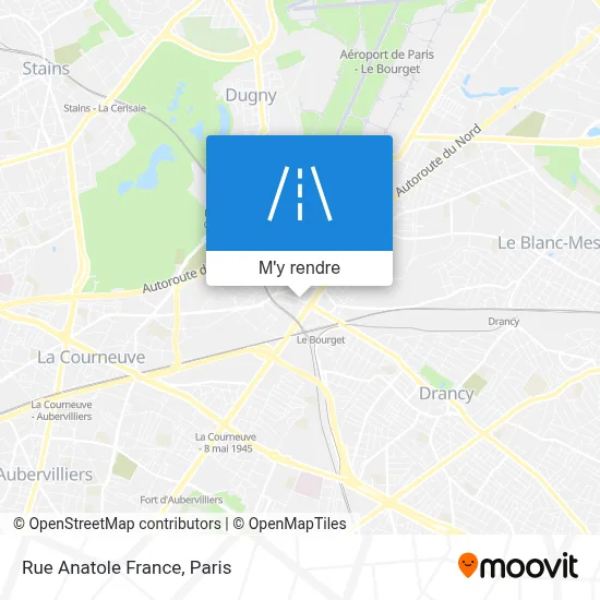 Rue Anatole France plan