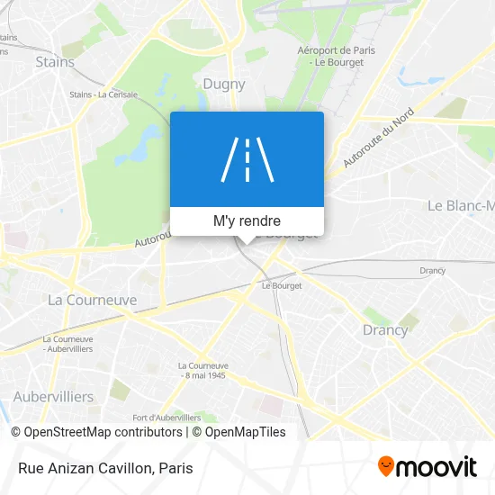 Rue Anizan Cavillon plan