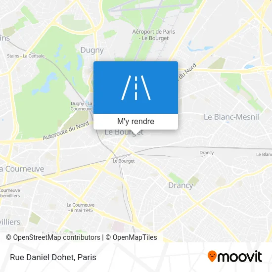 Rue Daniel Dohet plan