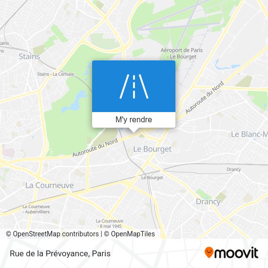 Rue de la Prévoyance plan