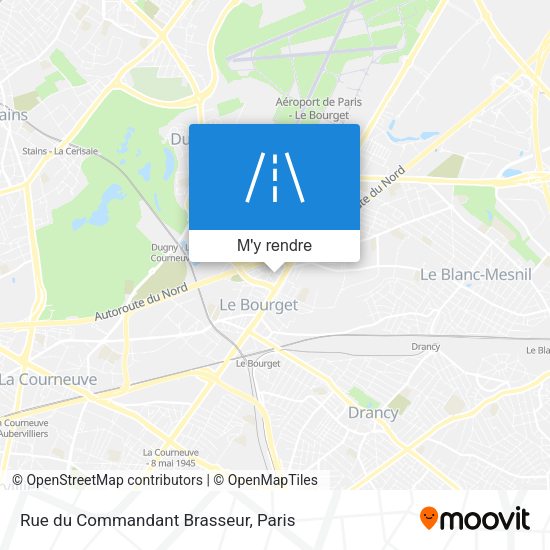 Rue du Commandant Brasseur plan