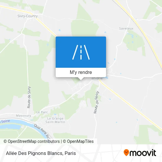 Allée Des Pignons Blancs plan